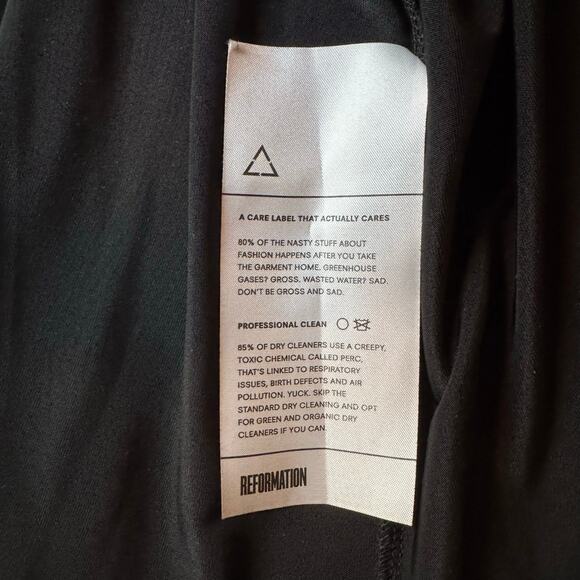 Reformation Silver Black Metallic Adeline Maxi Dress Size XS NYE Formal Wedding - Picture 6 of 7